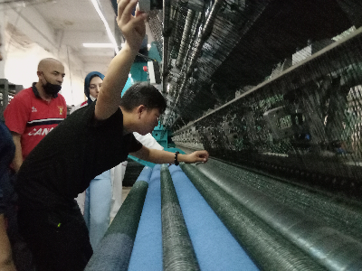 машина для сетки для плоской пряжи